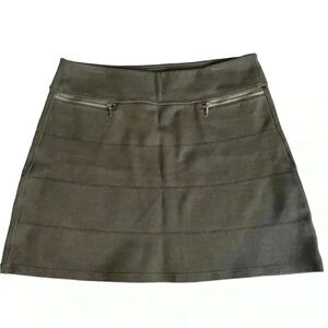 Athleta Strata A-Line Brown Skirt